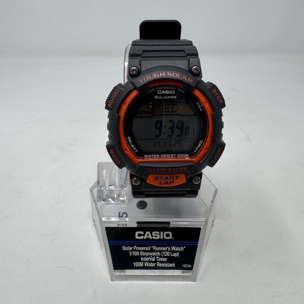 Casio STL-S100H (3425) Tough‎ Solar Lap Memory 120 Water Resist 100M